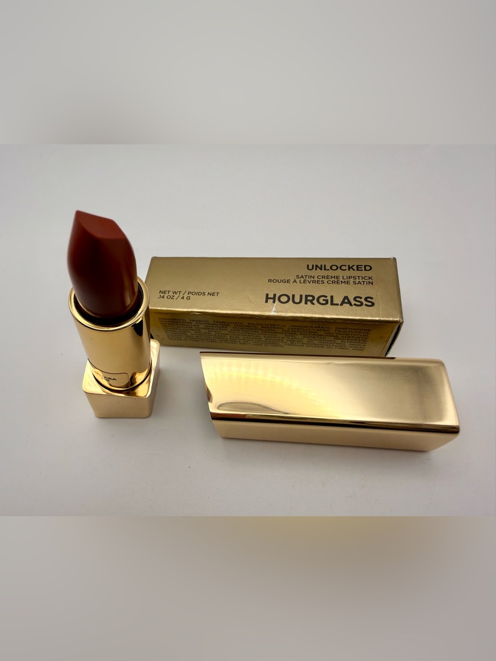 Hourglass Unlocked Satin Crème Lipstick - shade: Sahara 310 BNIB